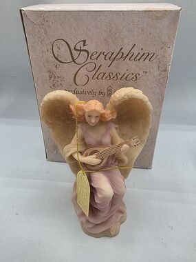 Seraphim  Classics "LYDIA"~Angel Playing Mandolin #63664 Figure